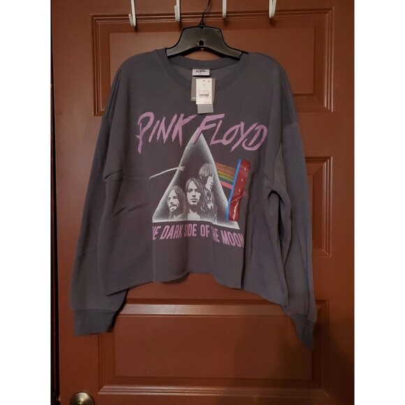 NWT Pink Floyd The Dark Side Of The Moon Sweater Pullover Womens Size Large - Picture 1 of 6